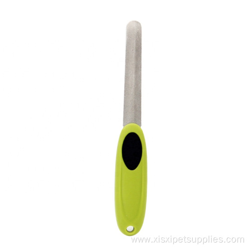 Factory Wholesale Custom Plastic Handle Pet Nail File